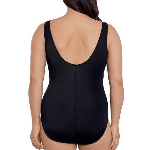 Longitude Swimsuit - Ruffle Surplice - Ribbon Candy